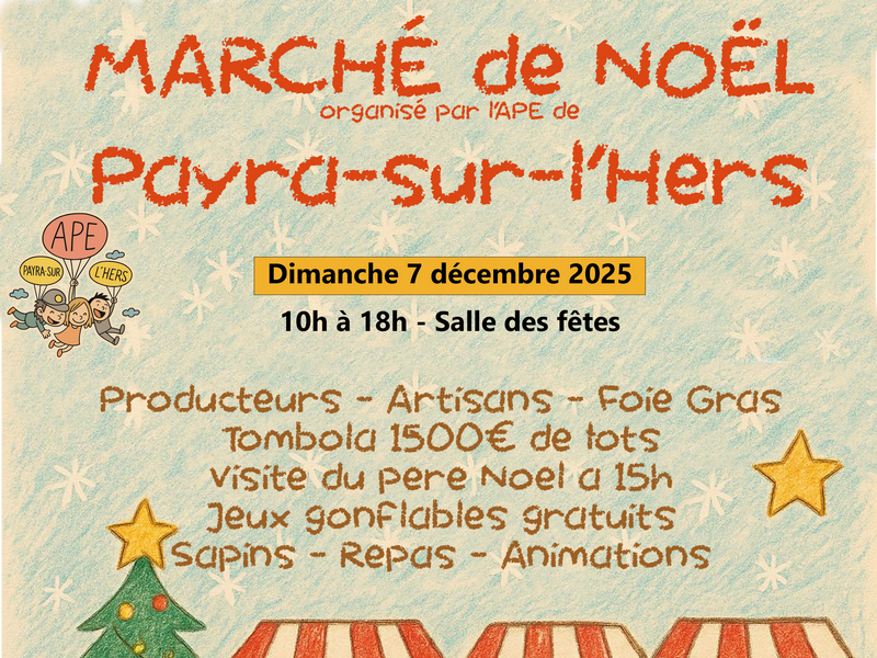 Marché de Noël Association Parents d'Elèves